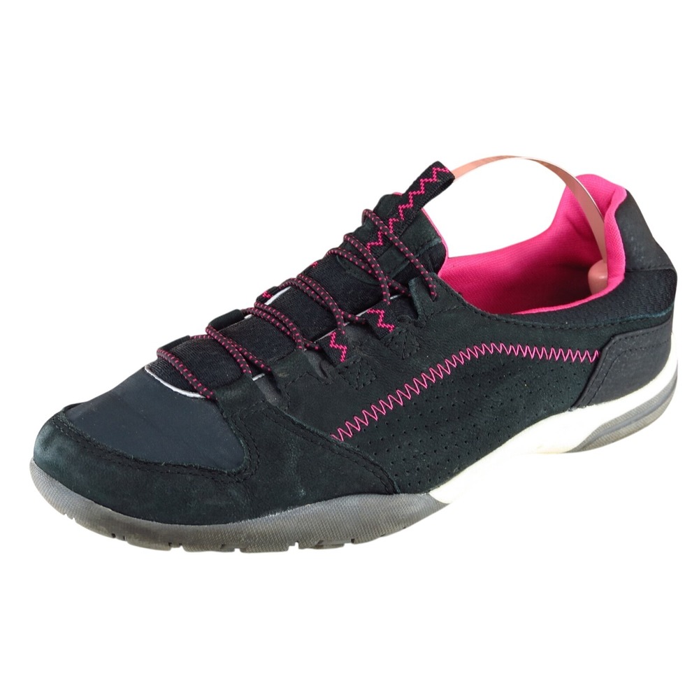 Clarks‎ Womens Running Shoes Size 6 Black Synthetic Lightweight Comfortable